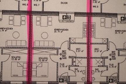 Wohnung Husum - 2 Zimmer, 56 m&sup2;, 652&euro; | Angebot:25989882