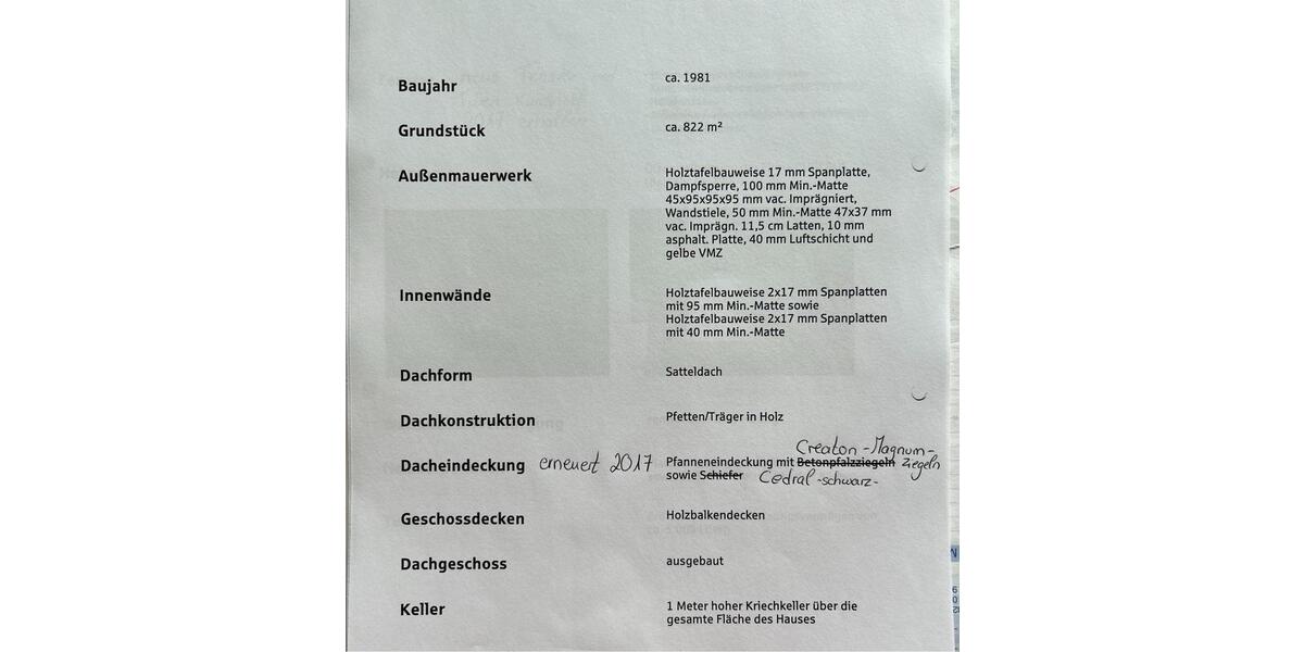 Einfamilienhaus Ostenfeld (Husum) - 5 Zimmer, 141 m&sup2;, 250.000&euro; | Angebot:22581551