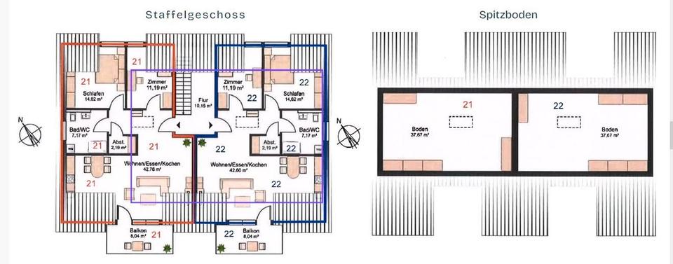 Etagenwohnung Bredstedt - 3 Zimmer, 73 m&sup2;, 900&euro; | Angebot:26023820