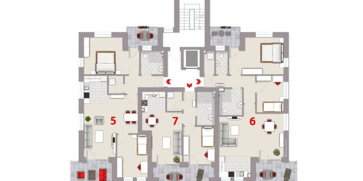 Etagenwohnung Husum - 4 Zimmer, 135 m&sup2;, 945.000&euro; | Angebot:25815575