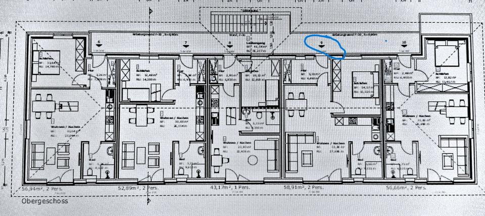 Etagenwohnung Bredstedt - 2 Zimmer, 60 m&sup2;, 390&euro; | Angebot:25921382