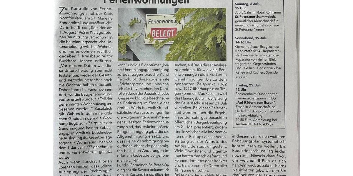 Hochparterre Garding - 1.5 Zimmer, 42 m&sup2;, 242.000&euro; | Angebot:25027139