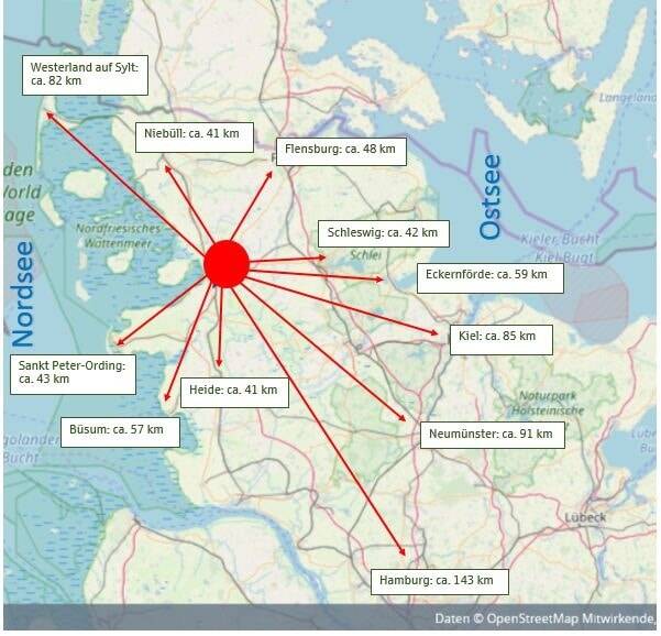 Etagenwohnung Husum - 4 Zimmer, 135 m&sup2;, 945.000&euro; | Angebot:25815575