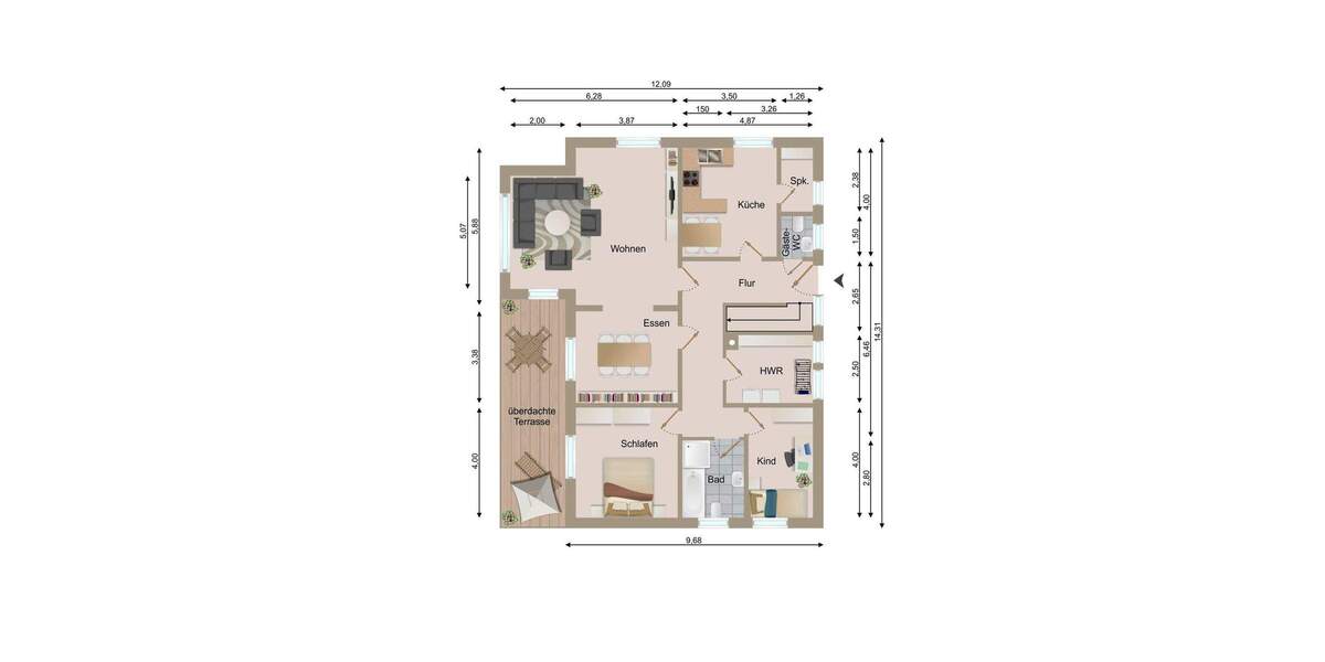 Einfamilienhaus Linden - 6 Zimmer, 158 m&sup2;, 189.900&euro; | Angebot:25697575