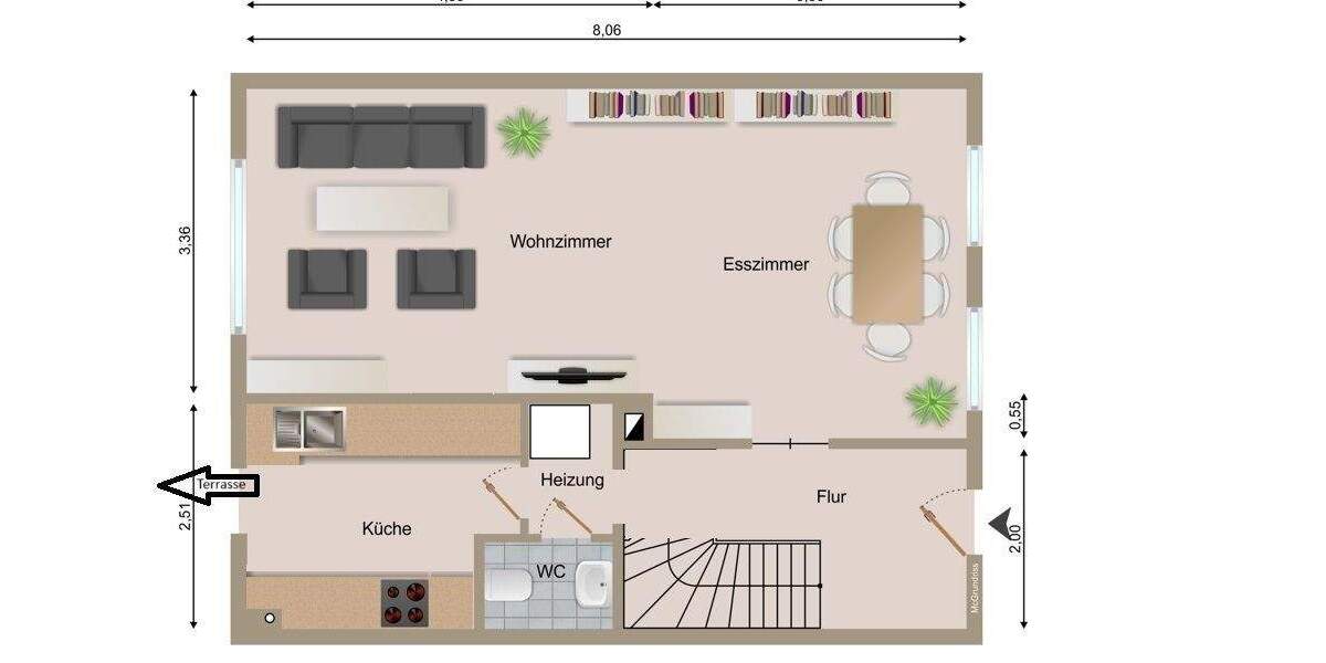 Einfamilienhaus Friedrichstadt - 3 Zimmer, 85 m&sup2;, 280.000&euro; | Angebot:25779162