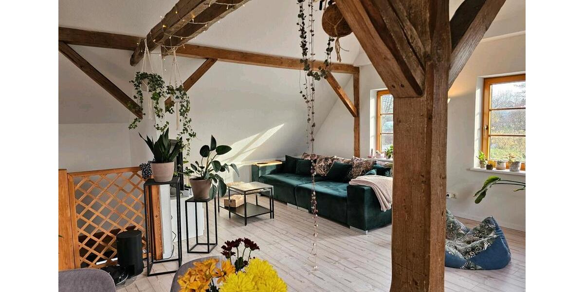 Dachgeschoßwohnung Linden - 2 Zimmer, 83 m&sup2;, 764&euro; | Angebot:25551928