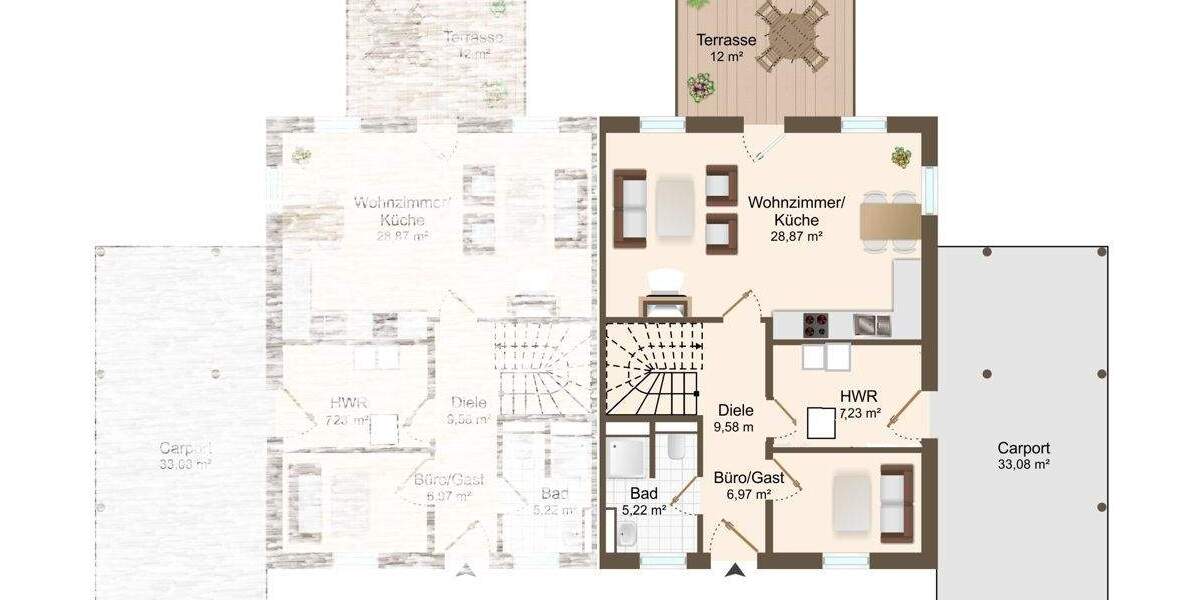 Doppelhaushälfte Oster-Ohrstedt Ohrstedt - 5 Zimmer, 109 m&sup2;, 314.000&euro; | Angebot:25697359