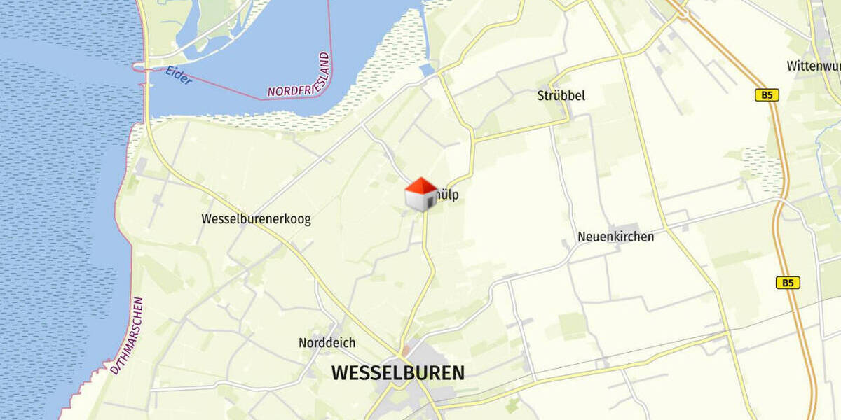 Einfamilienhaus Schülp - 3 Zimmer, 90 m&sup2;, 120.000&euro; | Angebot:25697343