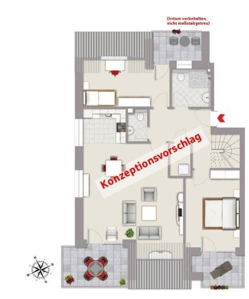 Etagenwohnung Husum - 4 Zimmer, 135 m&sup2;, 945.000&euro; | Angebot:25672126