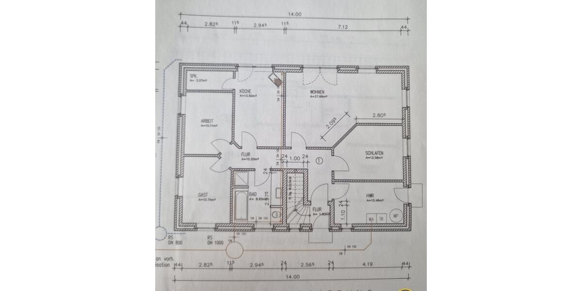 Erdgeschoßwohnung Viöl - 4 Zimmer, 107 m&sup2;, 1.190&euro; | Angebot:25857142