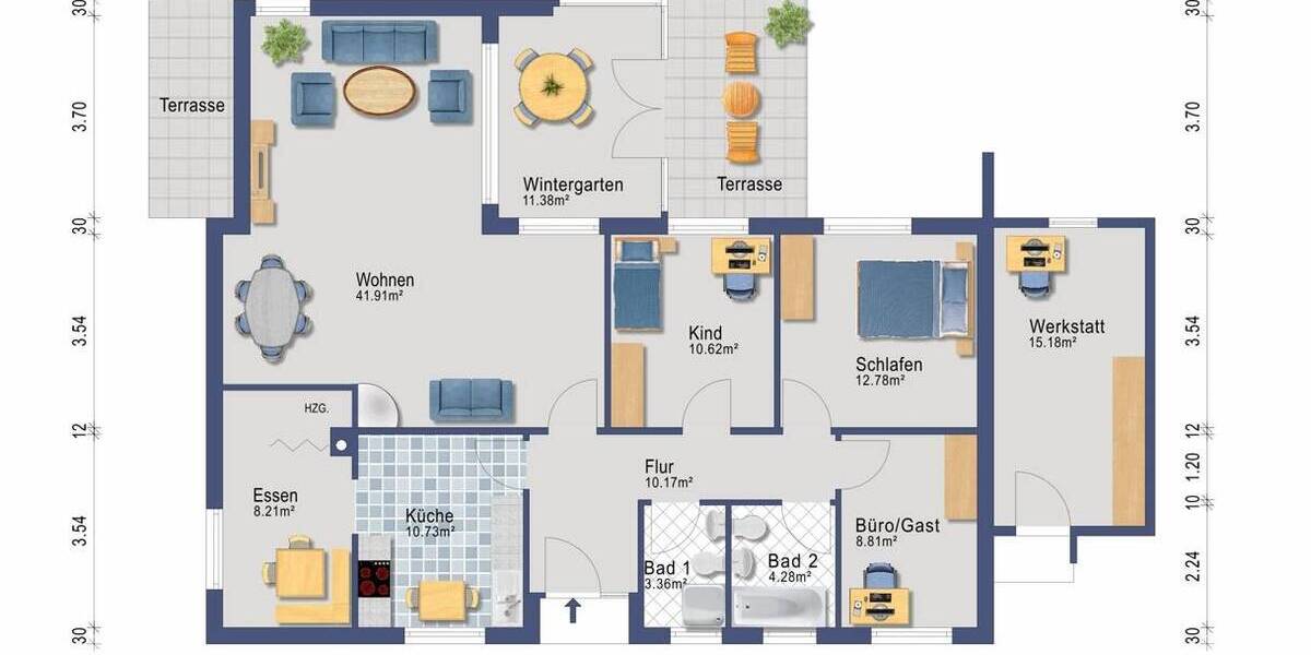 Bungalow Jübek / Friedrichsau Friedrichsau - 4 Zimmer, 122 m&sup2;, 220.000&euro; | Angebot:26105197