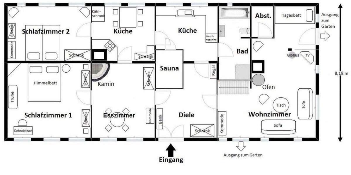 Bauernhaus, Landhaus Stadum - 4 Zimmer, 129 m&sup2;, 395.000&euro; | Angebot:25720717