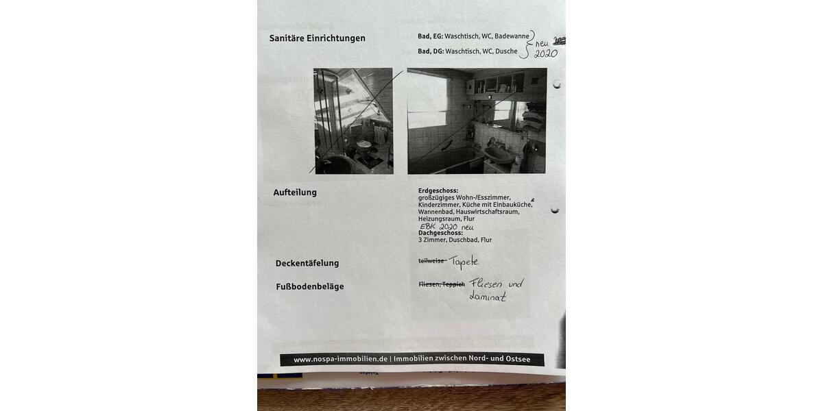 Einfamilienhaus Ostenfeld (Husum) - 5 Zimmer, 141 m&sup2;, 250.000&euro; | Angebot:24261353