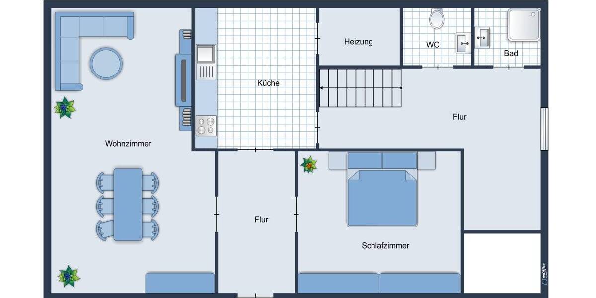 Einfamilienhaus Lehe - 1 Zimmer, 70 m&sup2;, 179.000&euro; | Angebot:25742092